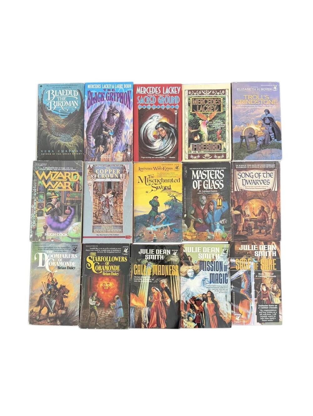 Vintage Lot of 21 Magic Wizard Sorcery Science Fiction Epic Fantasy PB Books
